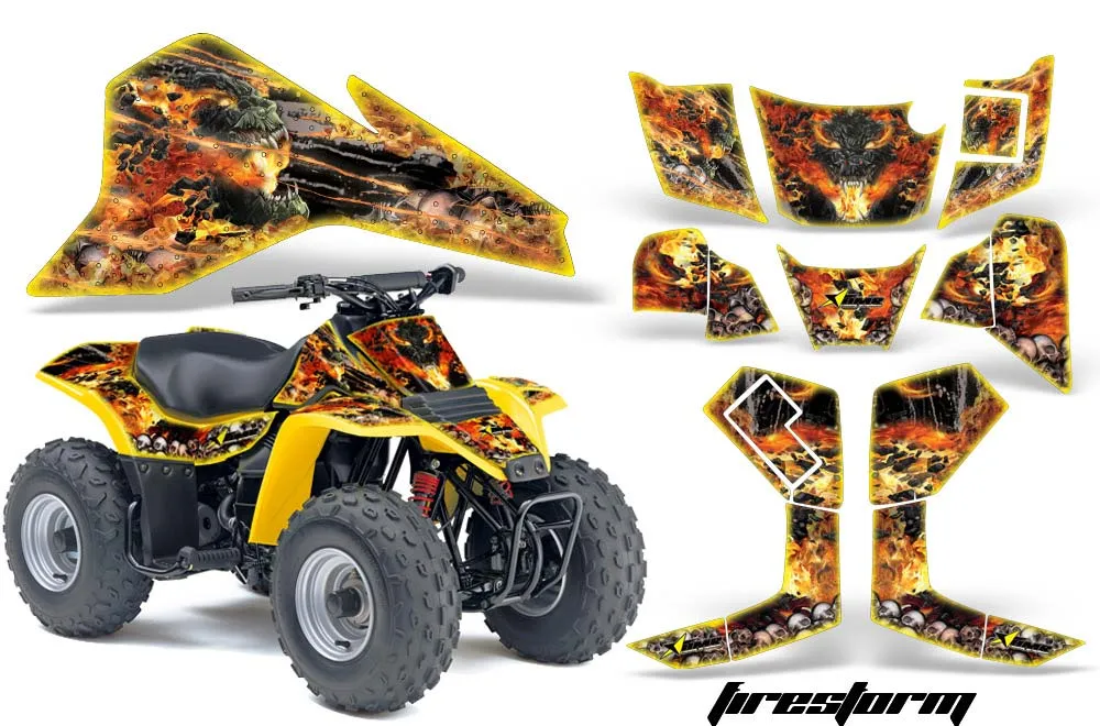 Suzuki QuadSport LT 80 ATV Custom Graphic Kit - 1987-2006