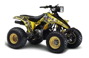 Suzuki LT 230/R ATV Graphic Kit - All Years Mad Hatter Yellow