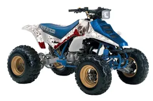 Suzuki LT 250 / 250 R ATV Graphic Kit - 1985-1992 Bone Collector White