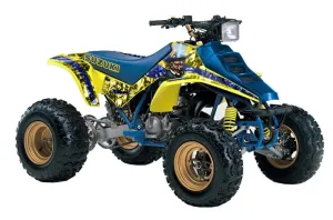 Suzuki LT 250 / 250 R ATV Graphic Kit - 1985-1992 Mad Hatter Yellow