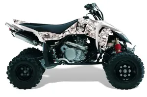 Suzuki LTR 450 ATV Graphic Kit - 2006-2009 Butterfly White