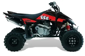 Suzuki LTR 450 ATV Graphic Kit - 2006-2009 Diamond Race Red