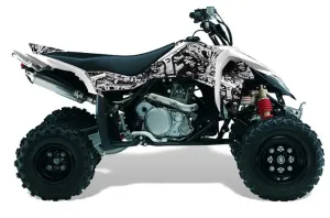 Suzuki LTR 450 ATV Graphic Kit - 2006-2009 Guns Silver
