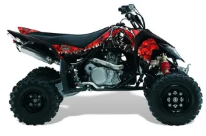 Suzuki LTR 450 ATV Graphic Kit - 2006-2009 Reaper Red