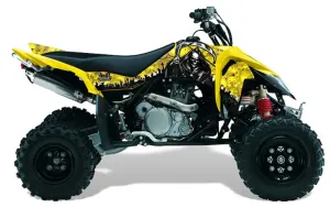 Suzuki LTR 450 ATV Graphic Kit - 2006-2009 Reaper Yellow