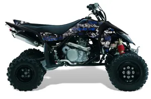 Suzuki LTR 450 ATV Graphic Kit - 2006-2009 Silver Star - Silverhaze Blue