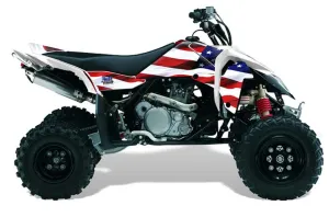 Suzuki LTR 450 ATV Graphic Kit - 2006-2009 Stars N Stripes Red