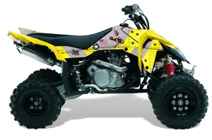 Suzuki LTR 450 ATV Graphic Kit - 2006-2009 T Bomber Yellow