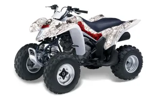 Suzuki LTZ 250 ATV Graphic Kit - 2004-2011 Bone Collector White