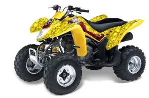Suzuki LTZ 250 ATV Graphic Kit - 2004-2011 Bone Collector Yellow