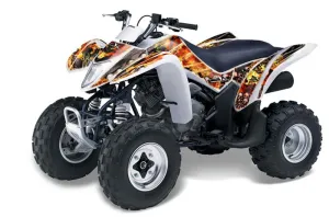 Suzuki LTZ 250 ATV Graphic Kit - 2004-2011 Firestorm White