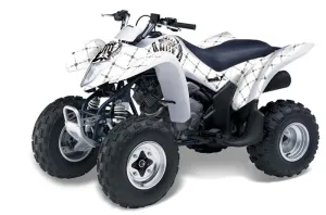Suzuki LTZ 250 ATV Graphic Kit - 2004-2011 Silver Star - Reloaded White