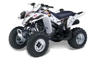 Suzuki LTZ 250 ATV Graphic Kit - 2004-2011 T Bomber White