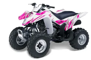 Suzuki LTZ 250 ATV Graphic Kit - 2004-2011 Tribal Flames Pink