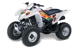 Suzuki LTZ 250 ATV Graphic Kit - 2004-2011 Vegas Baller White