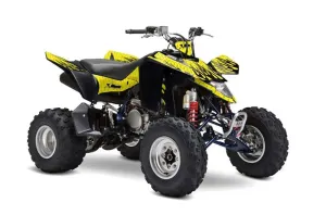 Suzuki LTZ 400 ATV Graphic Kit - 2009-2016 Diamond Flames Yellow
