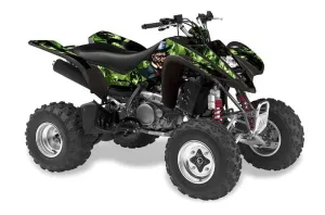 Suzuki LTZ 400 ATV Graphic Kit - 2003-2008 Mad Hatter Black