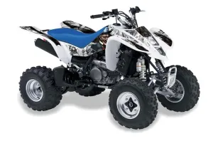 Suzuki LTZ 400 ATV Graphic Kit - 2003-2008 Mad Hatter White