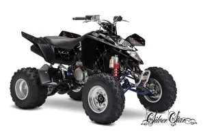 Suzuki LTZ 400 ATV Graphic Kit - 2009-2016 Silver Star - Reloaded Black
