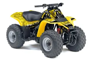 Suzuki QuadSport LT 80 ATV Graphic Kit - 1987-2006 Reaper Yellow