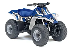 Suzuki QuadSport LT 80 ATV Graphic Kit - 1987-2006 Tribal Flames White