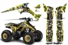 Suzuki LT 230/R ATV Graphic Kit - All Years Mad Hatter Yellow