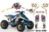 Suzuki LT 250 / 250 R ATV Graphic Kit - 1985-1992 Ed Hardy - Love Kills White