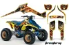 Suzuki LT 250 / 250 R ATV Graphic Kit - 1985-1992 Firestorm Yellow