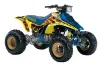 Suzuki LT 250 / 250 R ATV Graphic Kit - 1985-1992 Firestorm Yellow