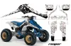 Suzuki LT 250 / 250 R ATV Graphic Kit - 1985-1992 Reaper White