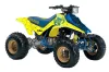 Suzuki LT 250 / 250 R ATV Graphic Kit - 1985-1992 Silver Star - Reloaded Yellow