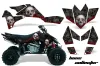Suzuki LTR 450 ATV Graphic Kit - 2006-2009 Bone Collector Black
