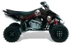 Suzuki LTR 450 ATV Graphic Kit - 2006-2009 Bone Collector Black