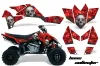 Suzuki LTR 450 ATV Graphic Kit - 2006-2009 Bone Collector Red