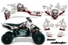 Suzuki LTR 450 ATV Graphic Kit - 2006-2009 Bone Collector White