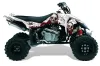 Suzuki LTR 450 ATV Graphic Kit - 2006-2009 Bone Collector White