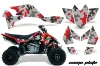 Suzuki LTR 450 ATV Graphic Kit - 2006-2009 Camoplate Red