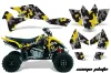 Suzuki LTR 450 ATV Graphic Kit - 2006-2009 Camoplate Yellow