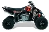 Suzuki LTR 450 ATV Graphic Kit - 2006-2009 Checkered Skull Red
