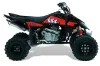 Suzuki LTR 450 ATV Graphic Kit - 2006-2009 Diamond Race Red