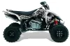 Suzuki LTR 450 ATV Graphic Kit - 2006-2009 Guns Silver