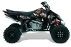 Suzuki LTR 450 ATV Graphic Kit - 2006-2009 Mad Hatter Black