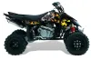 Suzuki LTR 450 ATV Graphic Kit - 2006-2009 Motorhead Black