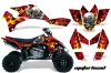 Suzuki LTR 450 ATV Graphic Kit - 2006-2009 Motorhead Red