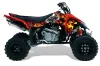Suzuki LTR 450 ATV Graphic Kit - 2006-2009 Motorhead Red