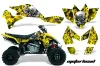Suzuki LTR 450 ATV Graphic Kit - 2006-2009 Motorhead Yellow