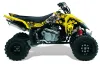 Suzuki LTR 450 ATV Graphic Kit - 2006-2009 Motorhead Yellow