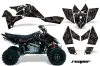 Suzuki LTR 450 ATV Graphic Kit - 2006-2009 Reaper Black