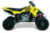Suzuki LTR 450 ATV Graphic Kit - 2006-2009 Silver Star - Reloaded Black