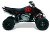Suzuki LTR 450 ATV Graphic Kit - 2006-2009 Silver Star - Reloaded Red